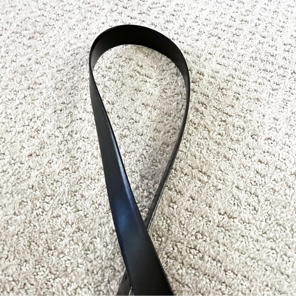 Calvin Klein Junior Boy Black Teen Brown Belt Sz M 30 Reversible Buckle Classic - Picture 2 of 8